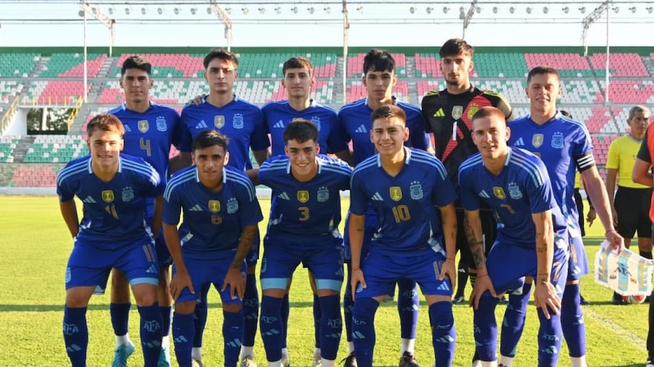 Selección argentina sub 20. Foto: @Argentina.