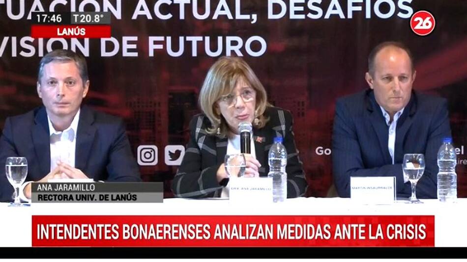 Intendentes bonaerenses analizaron medidas ante la crisis, política, Canal 26