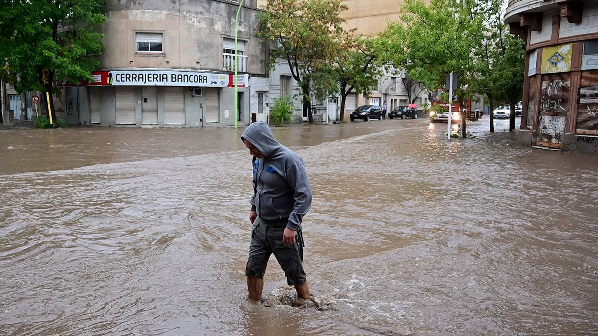 Alerta amarilla por tormentas en cinco provincias de la Argentina para este viernes 20 de marzo.