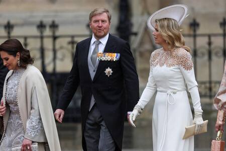 Máxima Zorreguieta junto a su esposo, el rey de Países Bajos. Foto: Reuters.