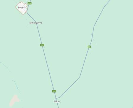 La zona donde ocurrió el accidente. Foto: Google Maps.