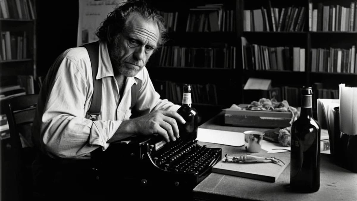 Charles Bukowski, escritor y poeta.
