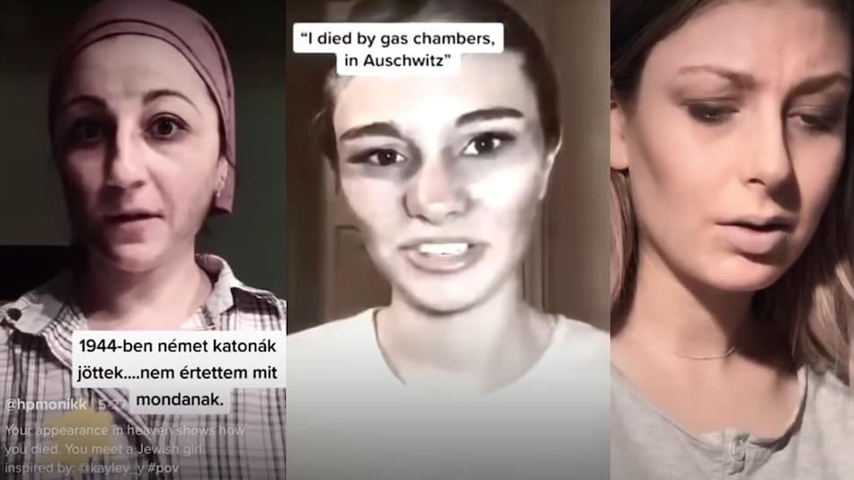 Se hacen pasar por víctimas del Holocausto en Tik Tok