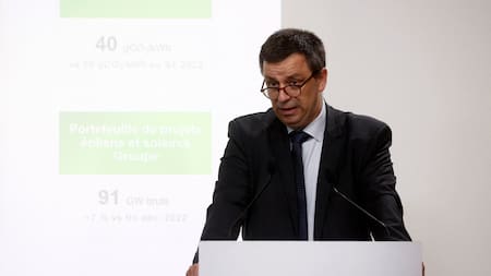 Vocero de EDF. Foto: Reuters.