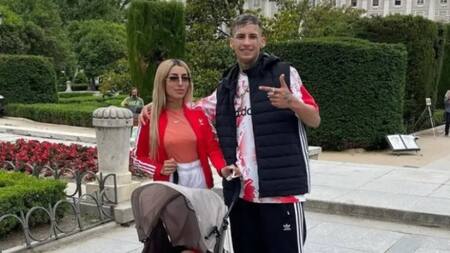 Tamara Báez y L-Gante. Foto: NA.