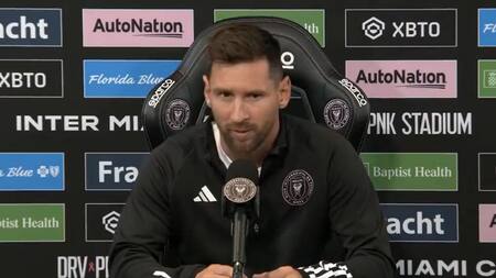 Un usuario recreó una respuesta de Lionel Messi en inglés con inteligencia artificial. Foto: captura de pantalla.