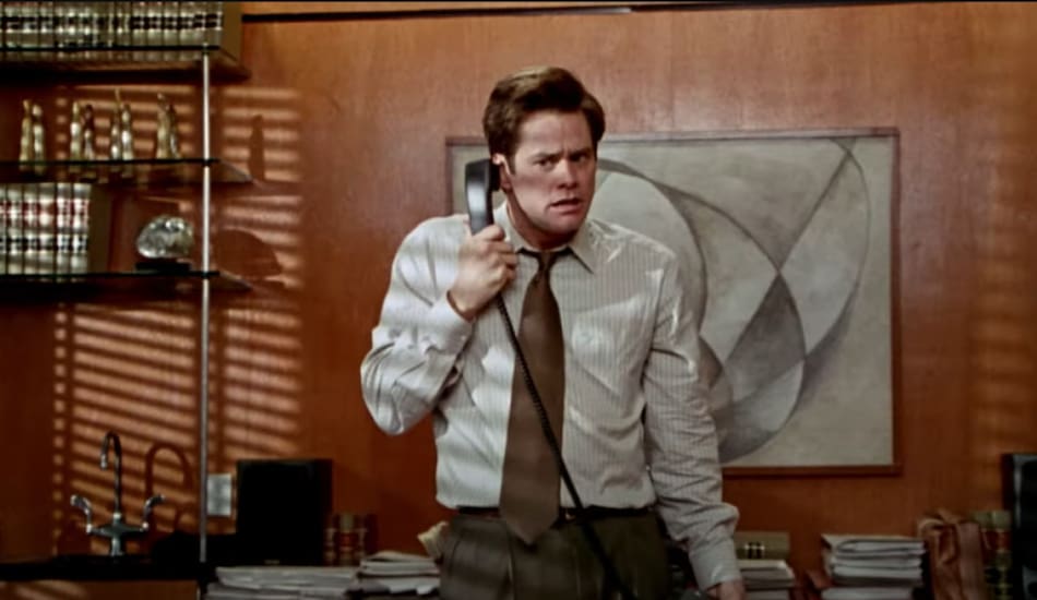Jim Carrey en "Mentiroso, mentiroso". Foto: captura de video