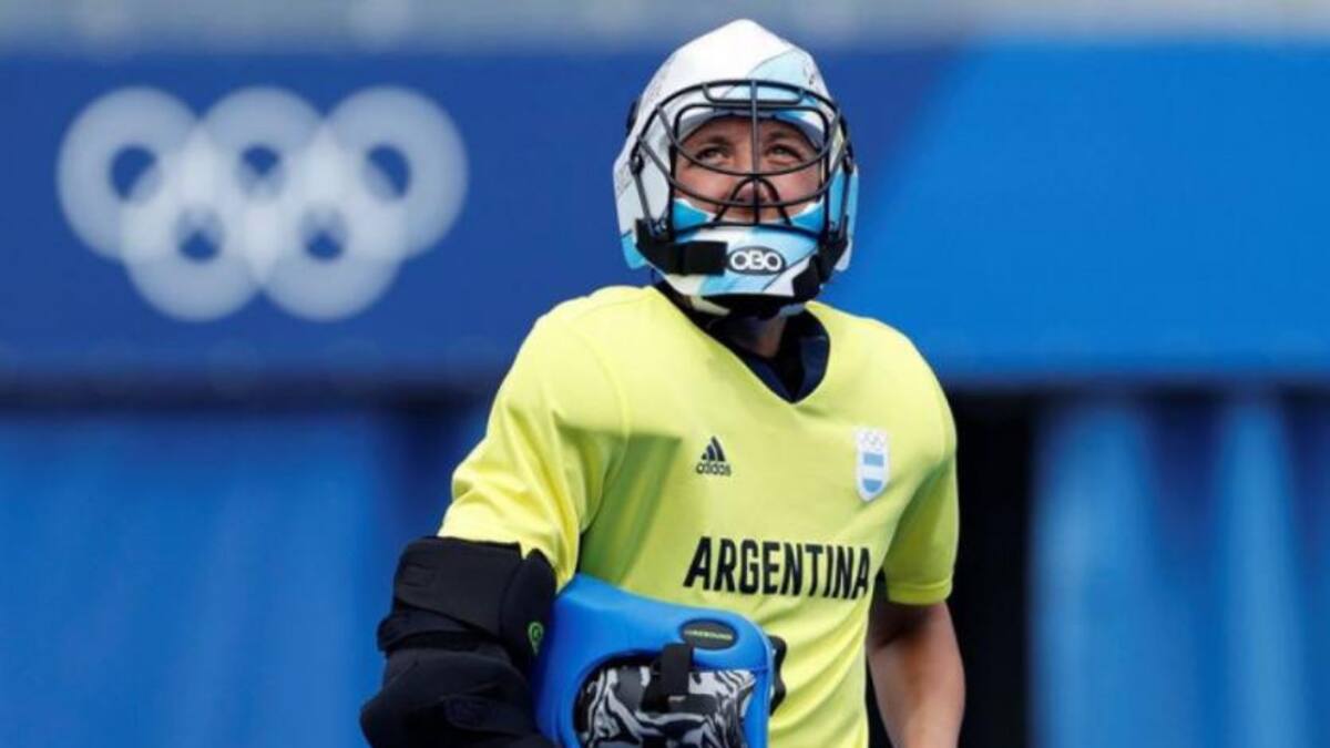 Belén Succi, arquera de Las Leonas, NA