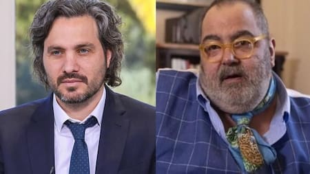 Santiago Cafiero y Jorge Lanata, AGENCIA NA