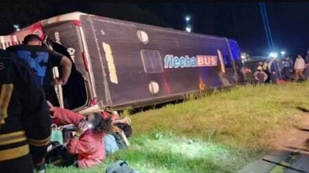 Acciente demicro en Entre Ríos. Foto: NA.