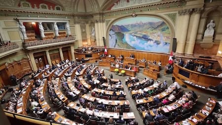 El parlamento suizo. Foto: Reuters