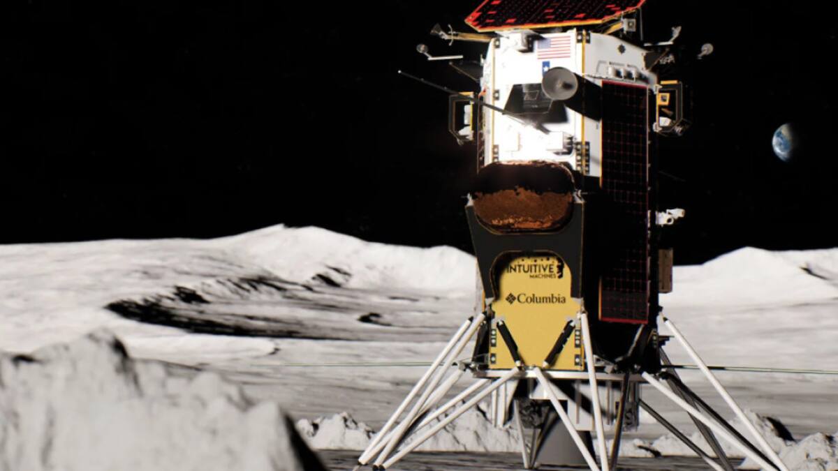 En el caso del módulo de aterrizaje lunar, el material se encarga de reflejar el calor solar. Foto: Columbia Sportswear.
