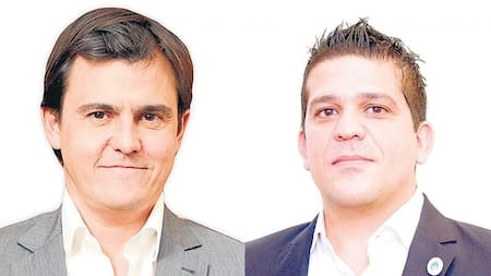 Santiago Hardie y Fernando Molas, funcionarios del ministerio de Agricultura