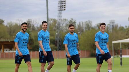Selección Argentina, entrenamiento. Foto: NA