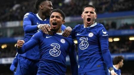 Compañeros de Enzo Fernández. Foto: Chelsea