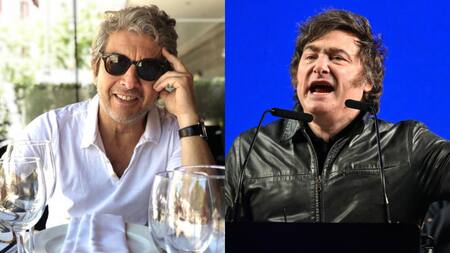 Ricardo Darín y Javier Milei. Fotos: Instagram/NA.