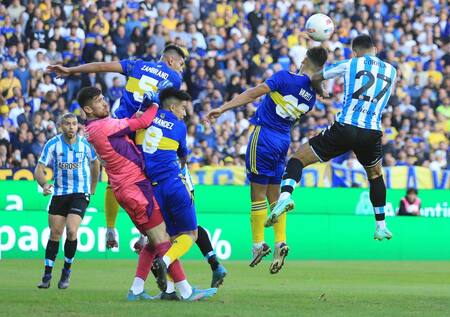 Boca vs Racing, Copa de la Liga. Foto: NA.