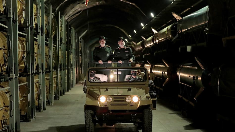 Irán abrió una nueva base subterránea de misiles navales. Foto: Reuters