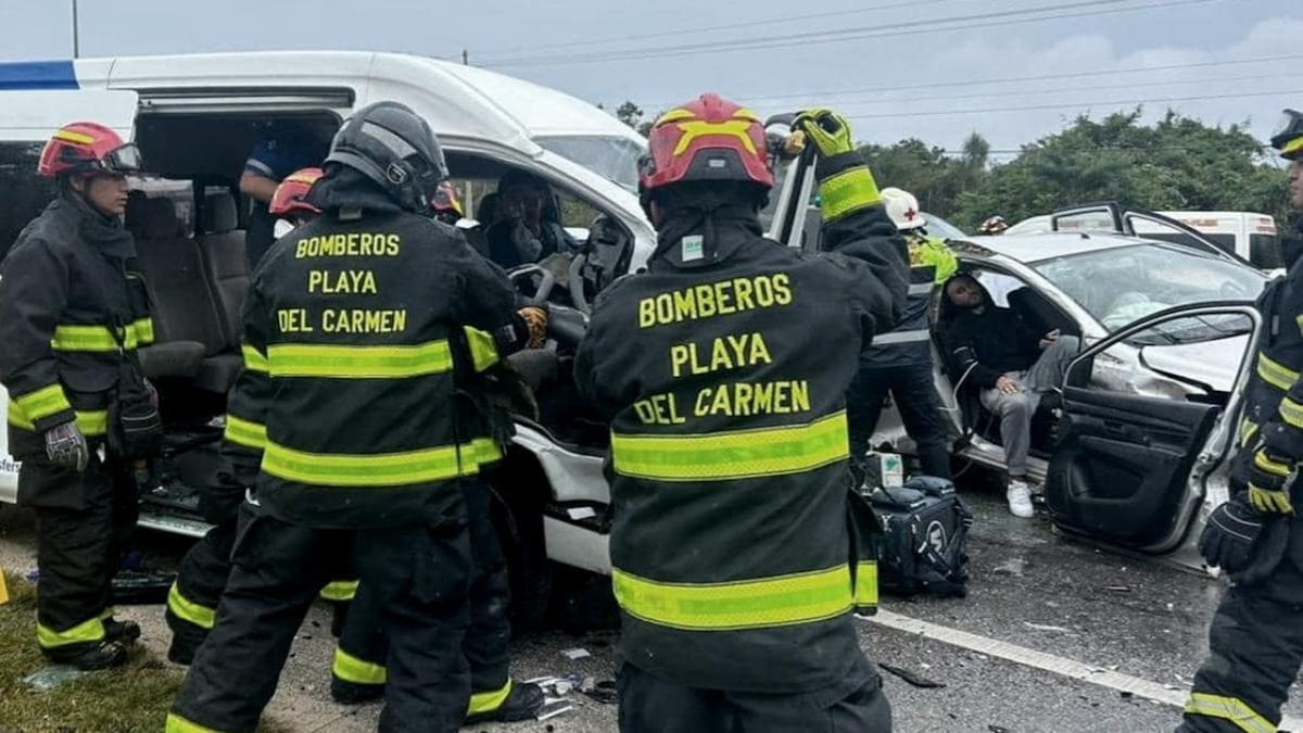 Accidente en México. Foto: Crédito FB Municipio Oficial.