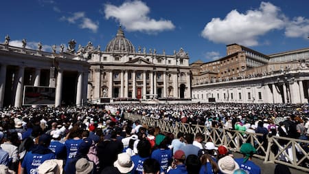 Masivo funeral del papa Francisco. Foto: REUTERS/Matteo Minnella