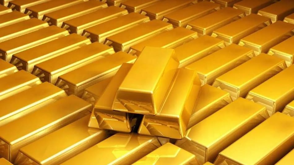 Lingotes de oro.