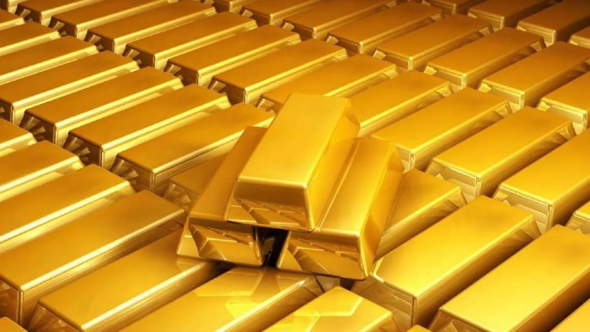 Lingotes de oro.