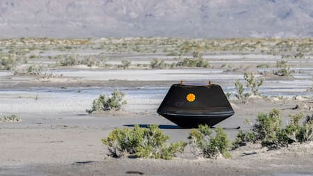 OSIRIS-REx la capsula de la NASA que llegó a Bennu. Foto: Reuters