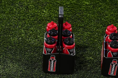 El césped del Mercedes-Benz Stadium; Atlanta United. Foto: Reuters.