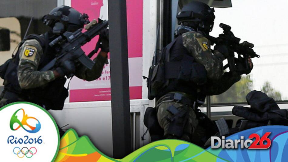 Juegos Olímpicos Río 2016 - Simulacro de atentado