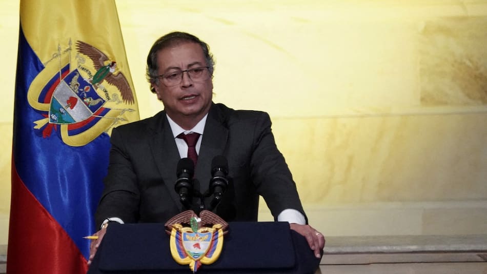 Gustavo Petro, presidente de Colombia. Foto: Reuters.