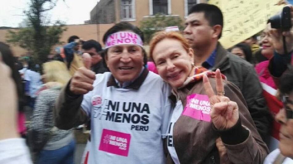 Alejandro Toledo y Eliane Karp, Perú. Foto: NA.