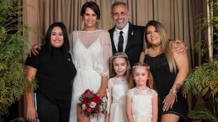 Jorge Rial, familia, foto NA