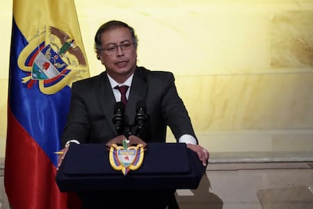 Gustavo Petro, presidente de Colombia. Foto: Reuters.