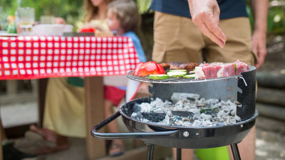 Asado en el Día de la Madre.