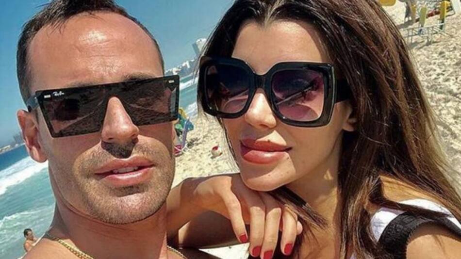 Charlotte Caniggia y Roberto Storino Landi. Foto: NA.