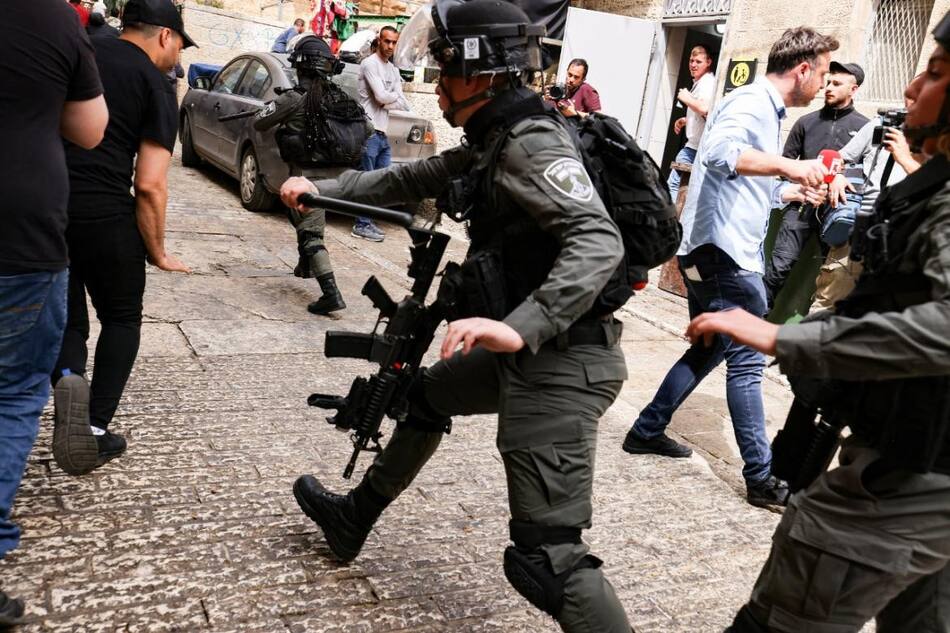 Ataque en Mezquita en Jerusalén, AFP