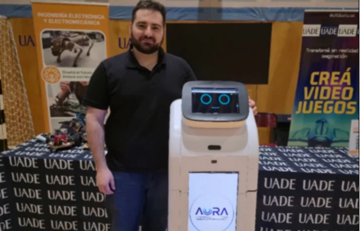 Aura, el primer robot robot modular 100% argentino.