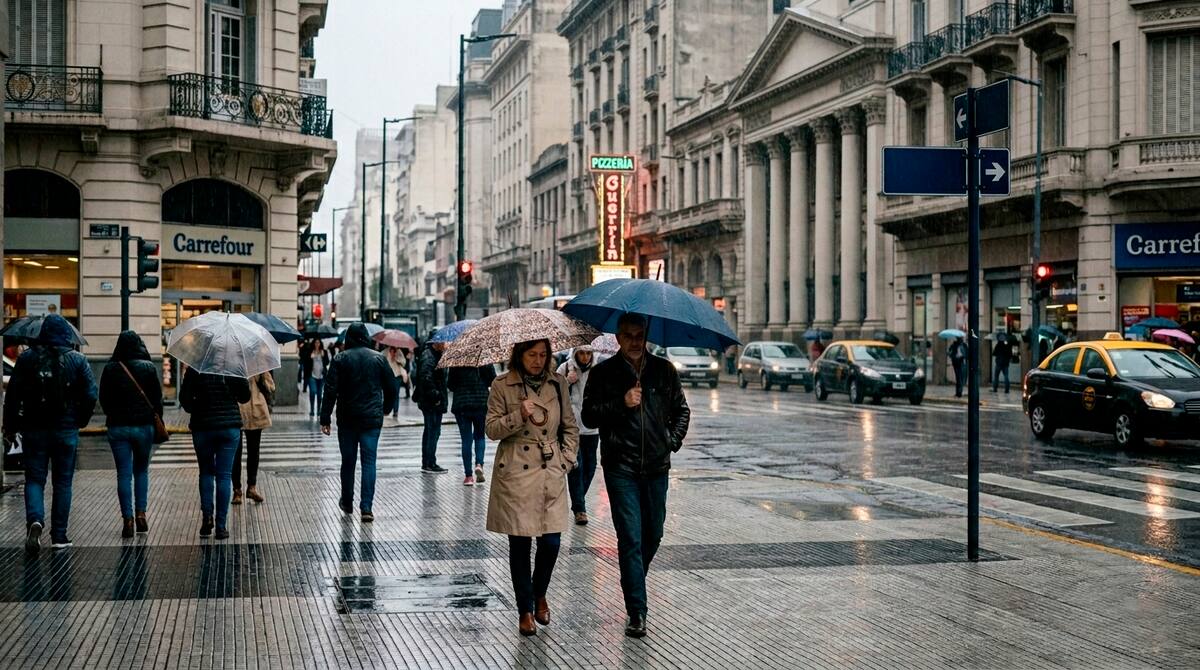 Vuelven las lluvias a Buenos Aires.
