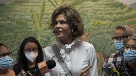 Cristiana Chamorro, hija de la exmandataria nicaragüense Violeta Barrios de Chamorro. Foto: EFE