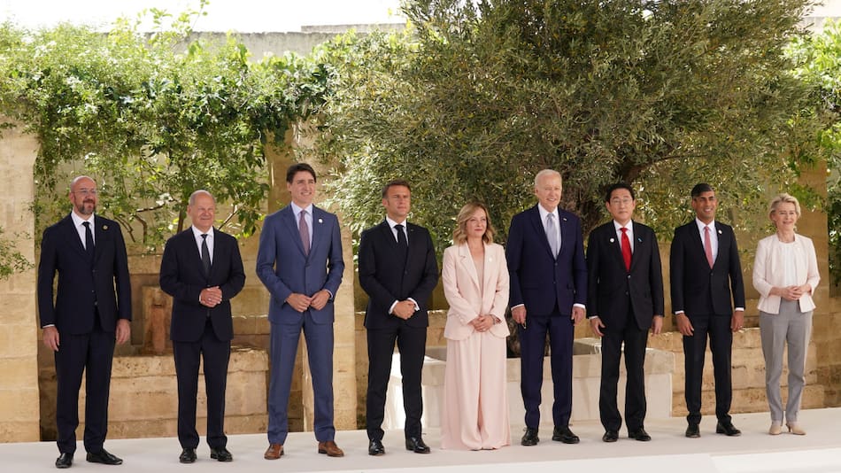 Cumbre del G7 en Italia. Foto: Reuters.