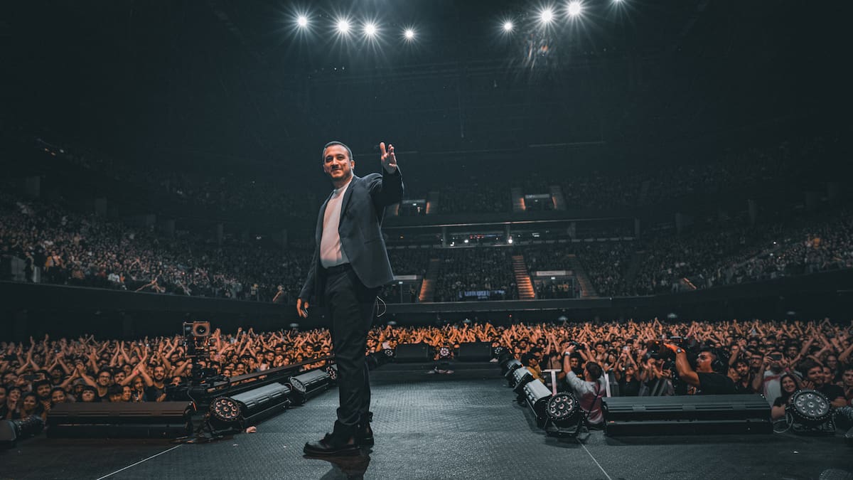 show de tomás rebord en el movistar arena