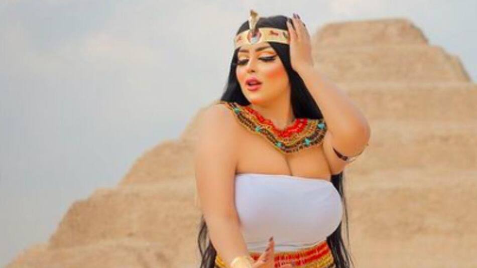 Salma al Shimy, influencer egipcia. Foto: rede sociales