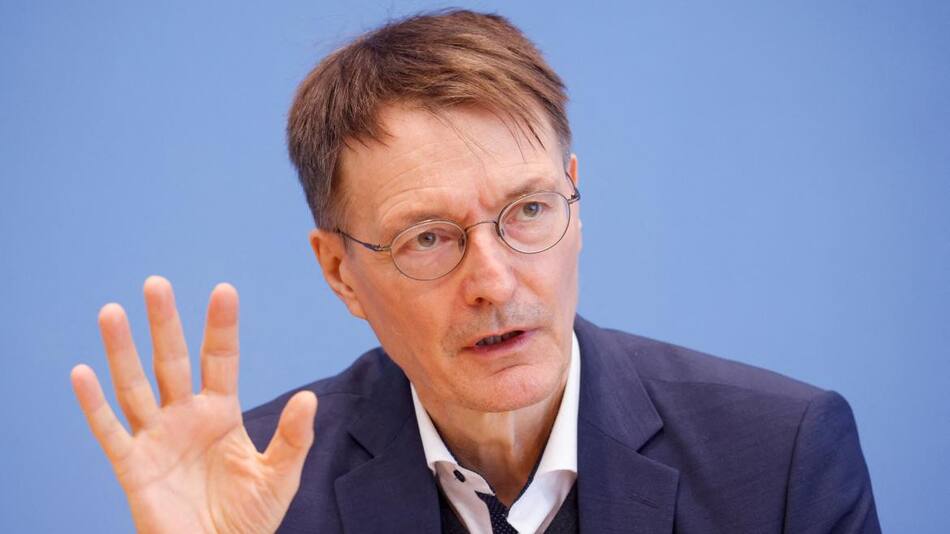 Karl Lauterbach, el Ministro de Salud de Alemania. Foto: Reuters.