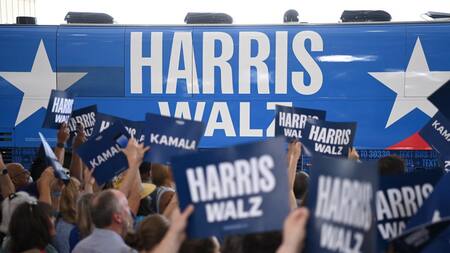 Votantes de Kamala Harris; elecciones en Estados Unidos. Foto: Reuters