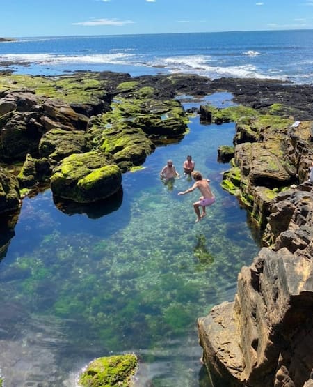 Bahía Bustamante. Fuente: Instagram @bahiabustamante