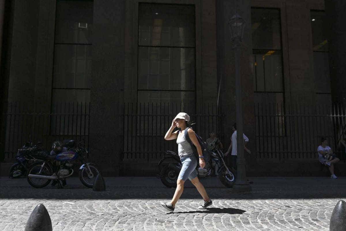 Ola de calor, Buenos Aires. Foto: Télam