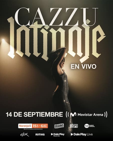 Cazzu anunció su vuelta a los escenarios con "Latinaje en Vivo". Foto: Instagram / cazzu.