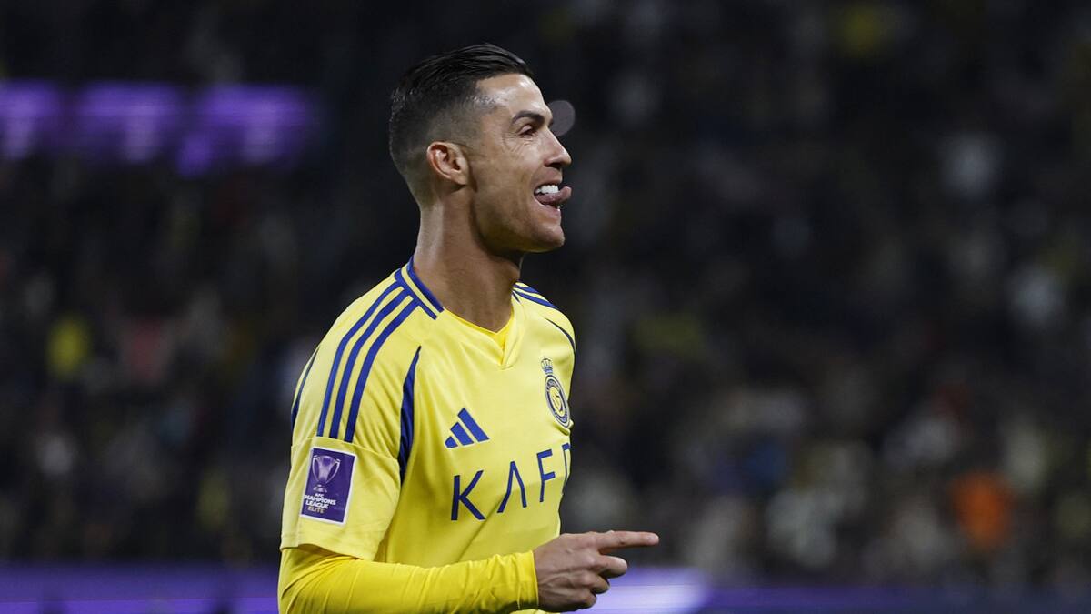 Cristiano Ronaldo viene de marcar un doblete en la victoria del Al Nassr. Foto: Reuters/Hamad I Mohammed.