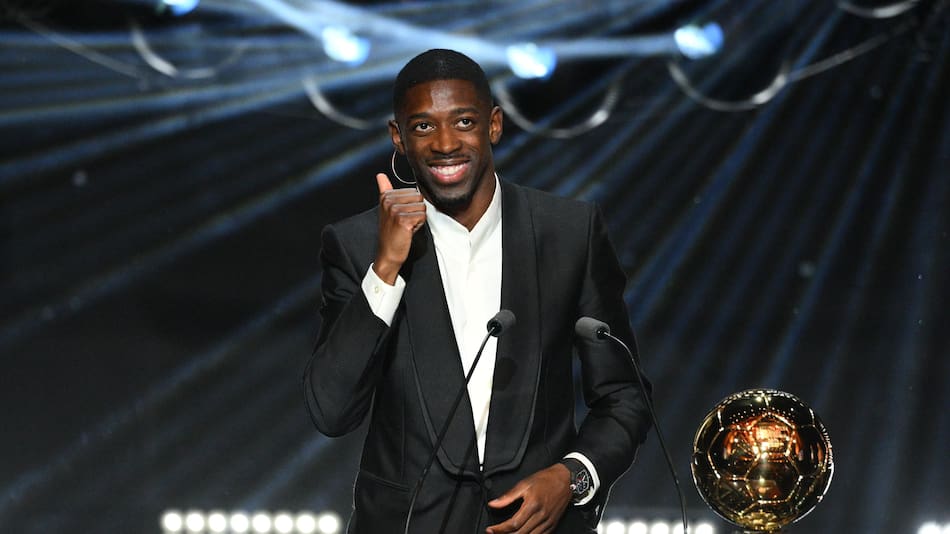 Ousmane Dembélé, ganador del Balón de Oro.