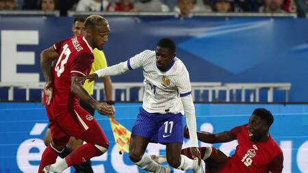 Canadá vs Francia, amistoso. Foto: Reuters